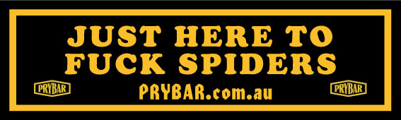 Spiders - Toolbox/Bumper sticker