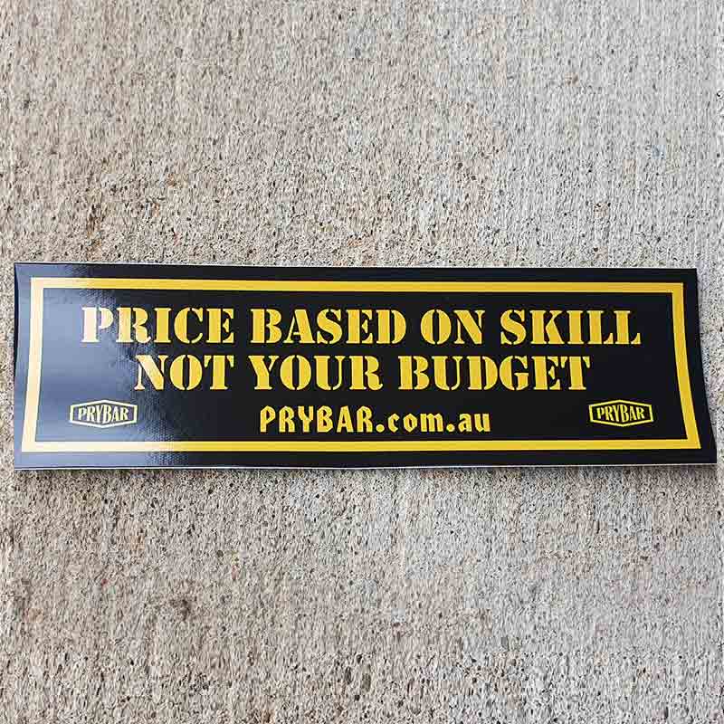 Based on Skill - Toolbox/Bumper Sticker