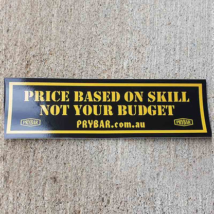 Based on Skill - Toolbox/Bumper Sticker