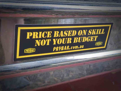 Based on Skill - Toolbox/Bumper Sticker