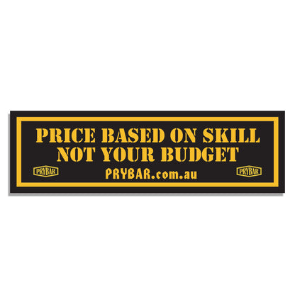 Based on Skill - Toolbox/Bumper Sticker